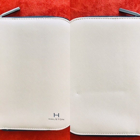 SALE! H by HALSTON New Faux Leather JEWELRY PORTFOLIO - Picture 11 of 12